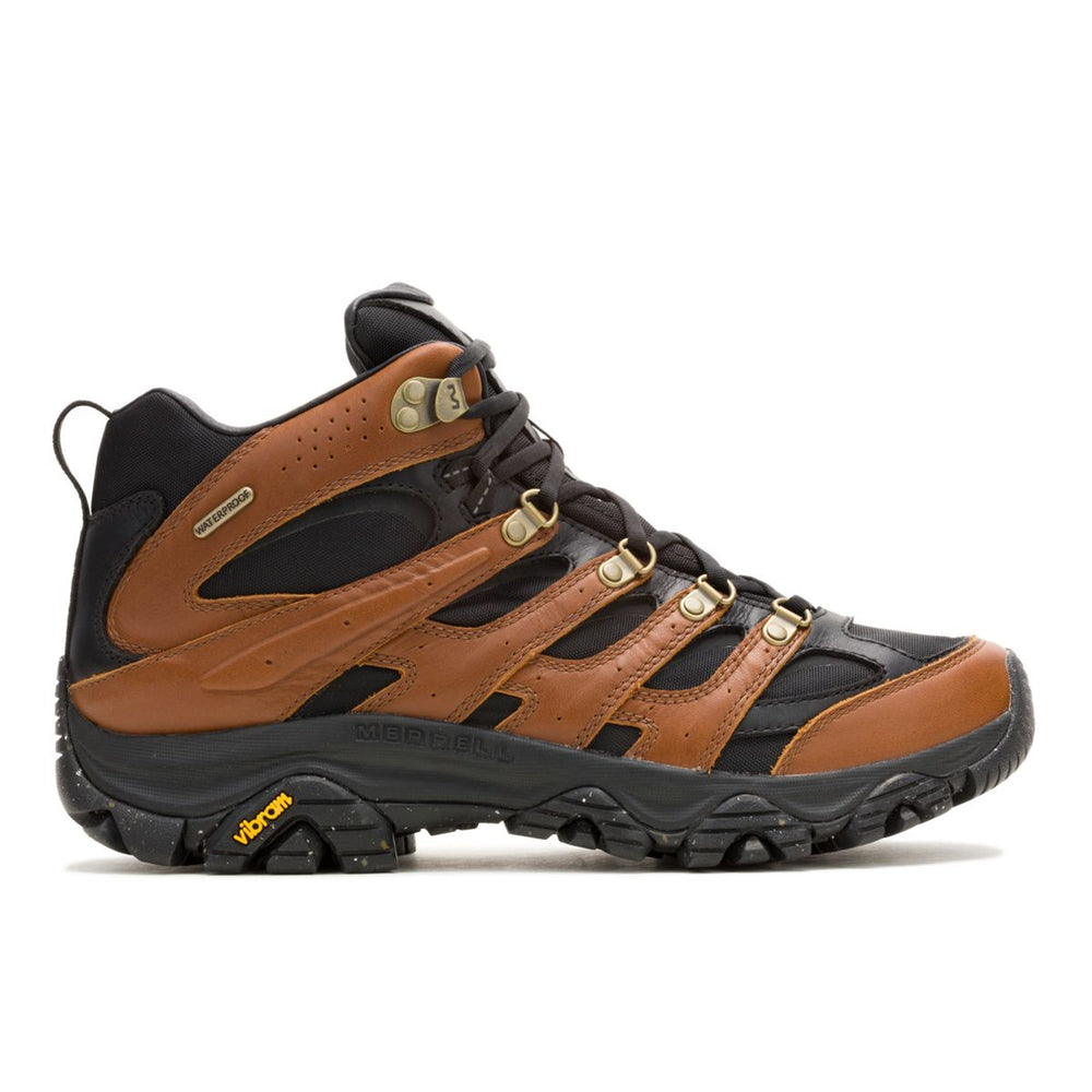 Men - Moab 3 Luxe Leather Mid Waterproof - Boots | Merrell discount