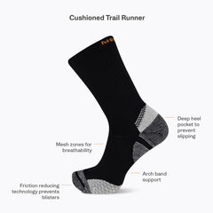 Cushion Trail Runner Tab Sock - Socks | Merrell US