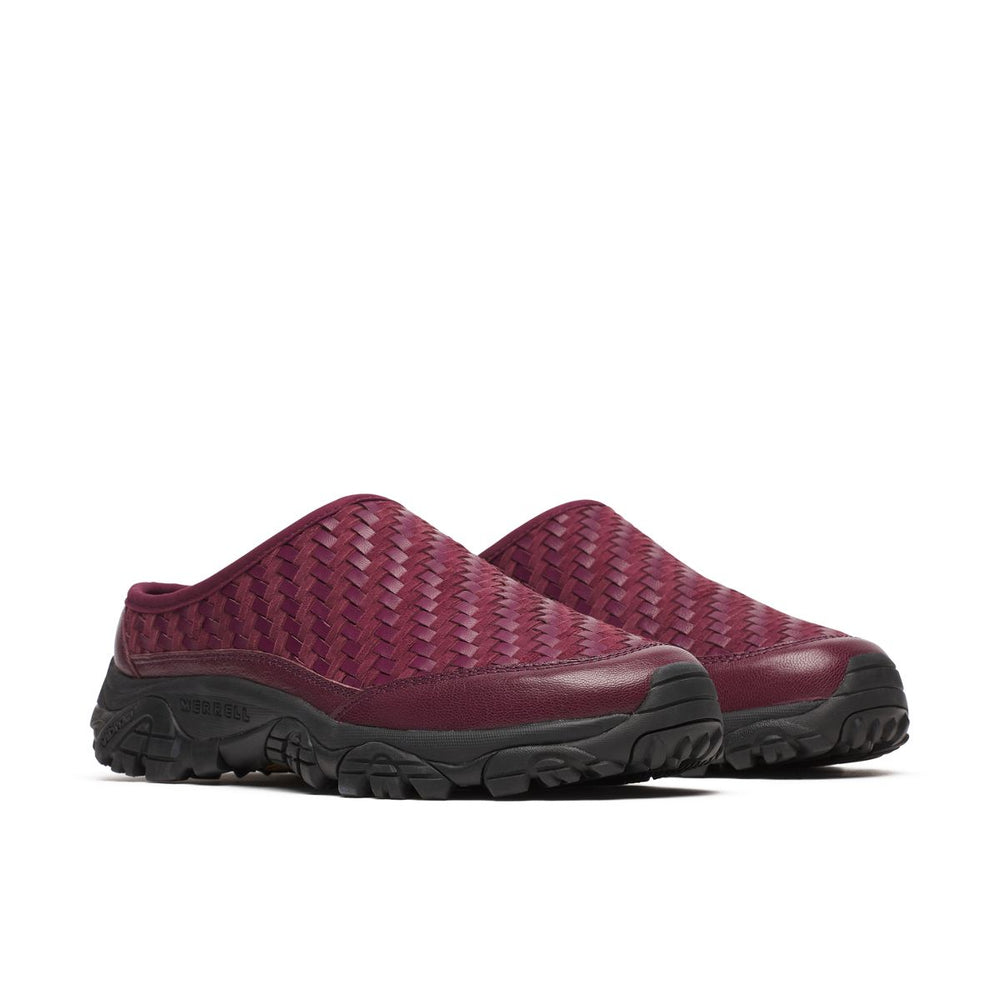 Unisex Moab 2 Slide Leather Woven 1TRL Casual Slip Ons | Merrell on sale