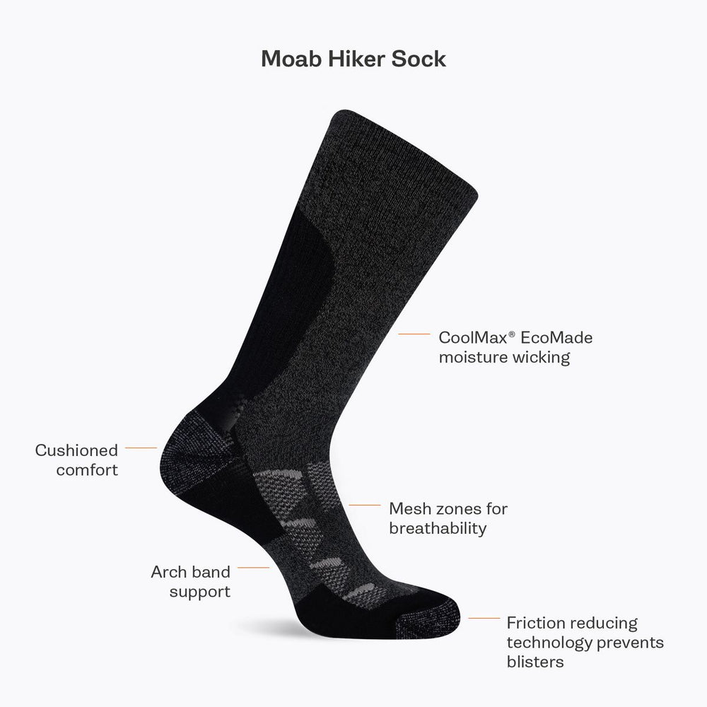 Moab Hiking Quarter Sock - Socks | Merrell US