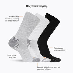 Recycled Low Cut Tab Sock 3 Pack - Socks | Merrell outlet