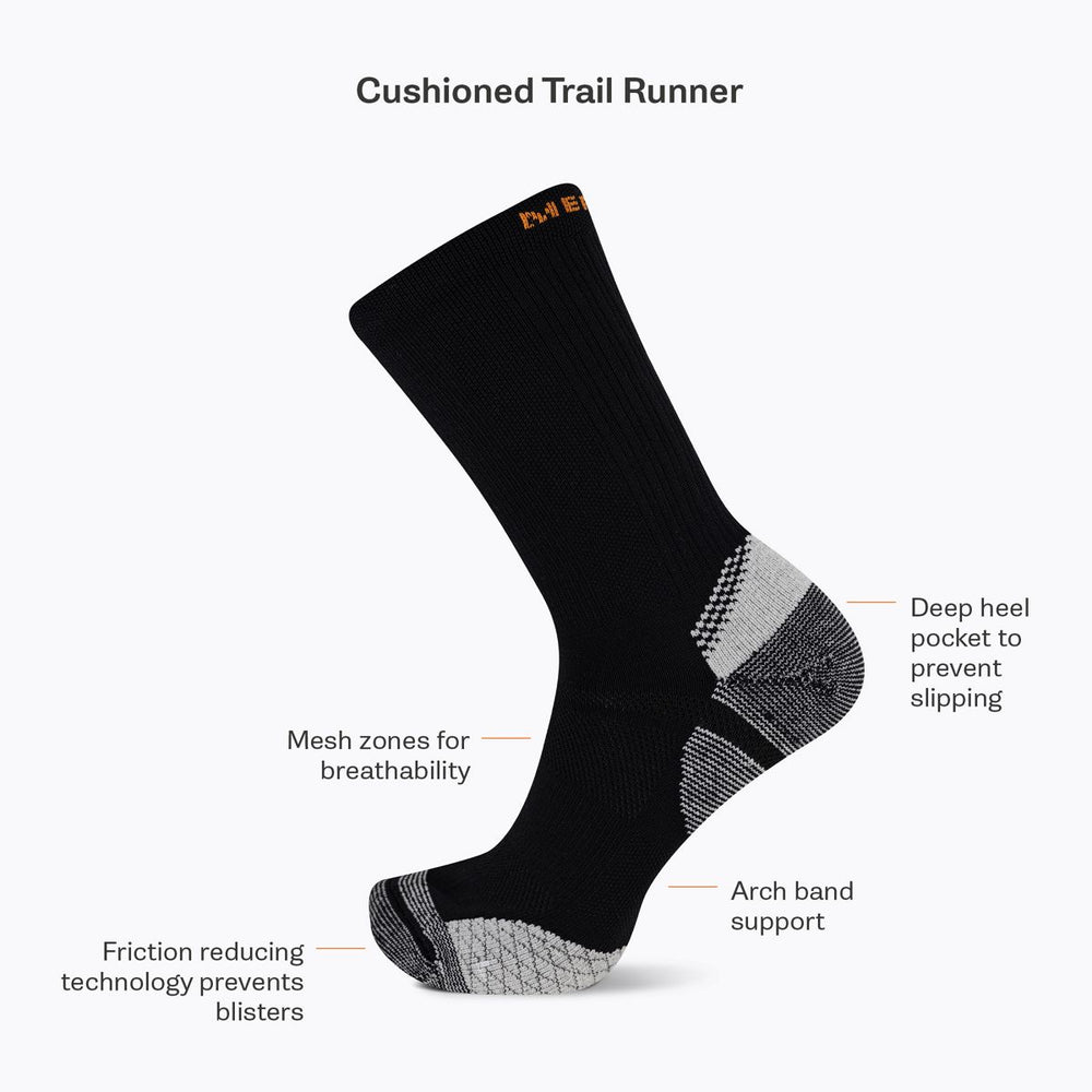 Cushion Trail Runner Tab Sock - Socks | Merrell US