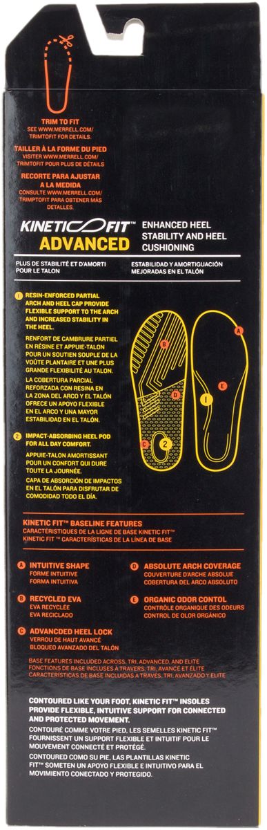 Women - Kinetic Fit™ Advanced Footbed - Insoles | Merrell online shop