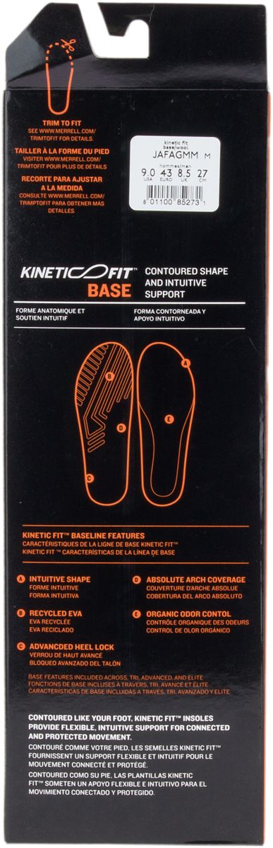 Men - Kinetic Fit™ Base Wide Width - Insoles | Merrell on sale